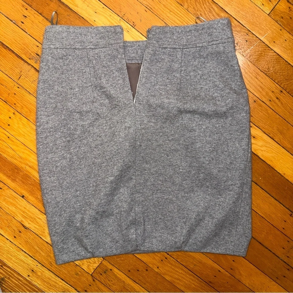 🖤 GUNEX Made in Italy Wool Pencil Skirt – Gray | Size US 6 PROJECT/REPAIR